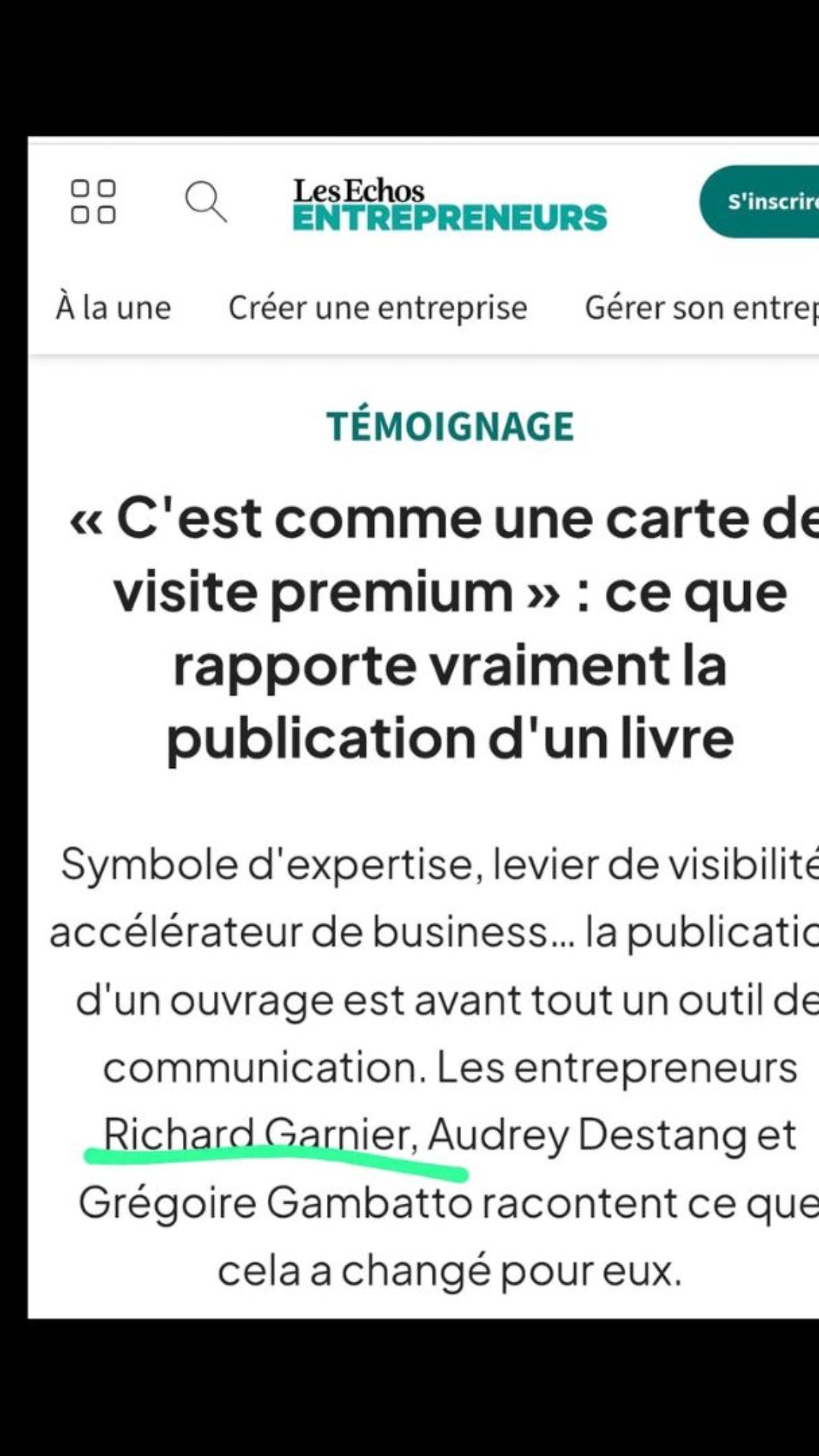 Ils m'ont fait confiance